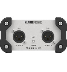 KLARK TEKNIK DI 20P · Caja DI Pasiva Estéreo