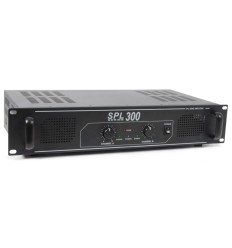 Skytec SPL 300 Amplificador Estéreo 2×150W Rack 19"