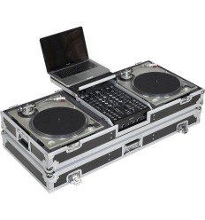 WALKASSE WMDJ-10BLTS | Maleta DJ 2 platos + mixer 10"