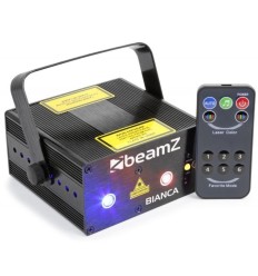 Beamz Bianca 152.660 | Doble Láser RGB 330 mW Gobo IRC