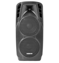 Vonyx SPX-PA9210 Sistema PA 2x10" Batería + 2 Micros UHF