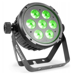 Beamz BT270 Foco PAR Plano LED 7x6W RGBW DMX