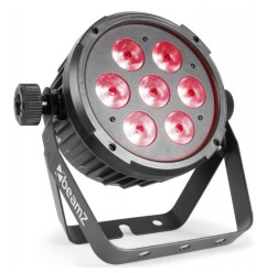 Beamz BT270 Foco PAR Plano LED 7x6W RGBW DMX 2