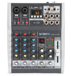 VONYX VMM-K402 Mezclador 4 Canales DSP | 172.585