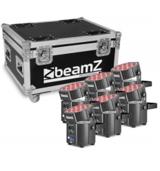 Beamz Pro 150.587: Kit 6 focos BBP60 + Flightcase