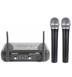 Vonyx STWM712 Micrófono VHF Doble Diversity