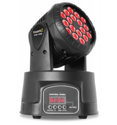 BeamZ MHL108 Wash | Cabeza Móvil 18x3W RGB DMX