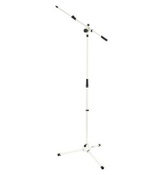 GRAVITY MS 4322 W – Pie de micrófono con pluma blanco