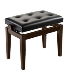 OQAN BGM Banqueta Piano Palisandro/Negro | Regulable 2