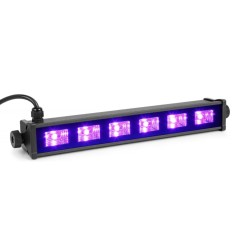 Beamz BUV63 Barra UV LED 6×3W | Luz Negra 2