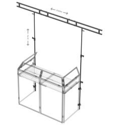Vonyx DB3L Puente de Luces para Cabina DJ DB3