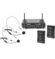 Vonyx STWM712H Micrófono Inalámbrico Cabeza VHF