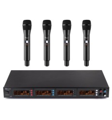 Power Dynamics PD504H – Sistema UHF 4 Micrófonos