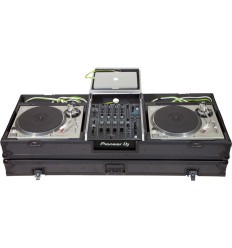 WALKASSE WMDJ-12 LTSII | Maleta DJ 2 platos + mixer 12"