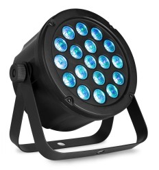 Beamz SlimPar45 – Foco PAR LED 18×3W RGB DMX 2