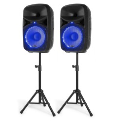 Vonyx VPS102A Set PA 600W 10" Plug & Play con Trípodes 2