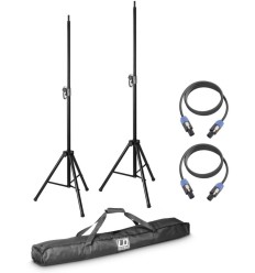 LD Systems DAVE 8 SET 2 | Soportes y cables PA