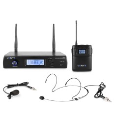 VONYX WM61B Micrófono Inalámbrico UHF 16 CH