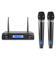 Vonyx WM62 – Sistema Inalámbrico UHF Doble 16 Canales