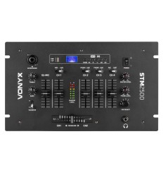 VONYX STM2500 | Mesa de mezclas DJ 5 canales USB/BT