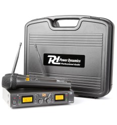 Power Dynamics PD782 Micrófono Inalámbrico UHF Doble