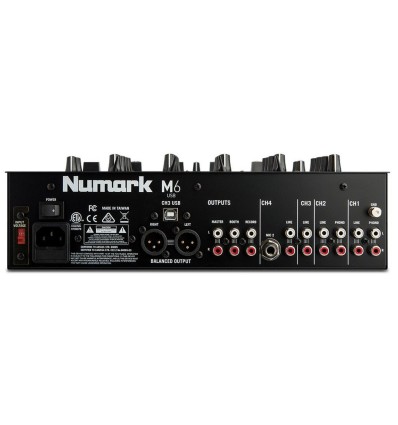 NUMARK M6 USB mesa mezclas mezclador dj mixer 4 canales barato