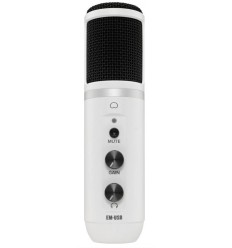 Mackie EM-USB Blanco | Micrófono Condensador USB