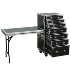Power Dynamics PD-FA5 Flightcase 7 cajones + mesa