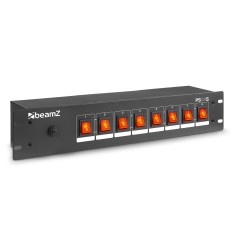 Beamz PS08S Panel 8 Canales Schuko Rack 19" | 154.040