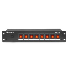 Beamz PS08S Panel 8 Canales Schuko Rack 19" | 154.040 2