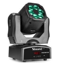 Beamz Panther 80 Cabeza Móvil LED Lentes Rotativas