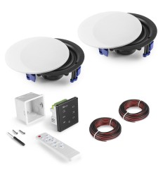 Power Dynamics A50BSET Amplificador + 2 Altavoces Techo 2