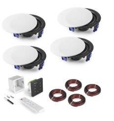 Power Dynamics A100BSET Amplificador + 4 Altavoces Techo 2