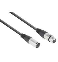 Cable DMX XLR 5 Pin Macho-Hembra 6m | PD Connex