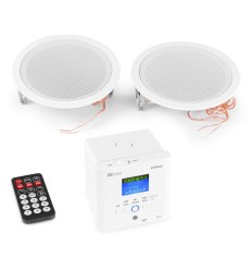 Power Dynamics BTW30SET | Amplificador + 2 Altavoces Techo