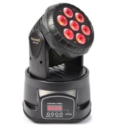 Beamz MHL-74 Cabeza Móvil Wash 7×10W RGBW DMX 2