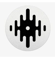 Serato DJ Slipmats 12" Negro sobre Blanco | Pareja