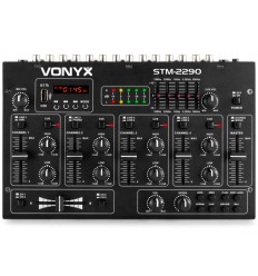 VONYX STM2290 Mezclador 6 Canales SD/USB/MP3/BT