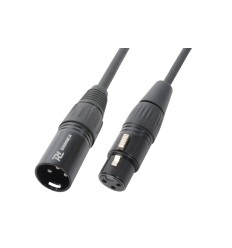 Cable XLR M-H 1,5 m PD CONNEX CX35-1 Negro