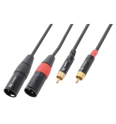 PD CONNEX CX66-3 Cable XLR Macho a RCA Macho 3 m