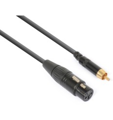 PD Connex CX136 Cable XLR Hembra a RCA Macho 15cm